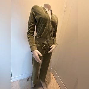 Authentic, vintage green Juicy Couture tracksuit